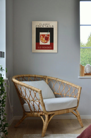 Classic Cocktails Old Fashioned Poster Print