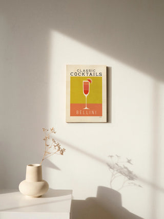 Classic Cocktails Bellini Poster Print