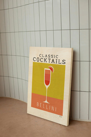 Classic Cocktails Bellini Poster Print