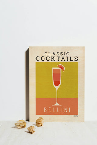 Classic Cocktails Bellini Poster Print