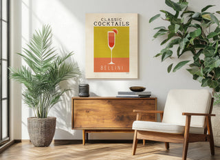 Classic Cocktails Bellini Poster Print