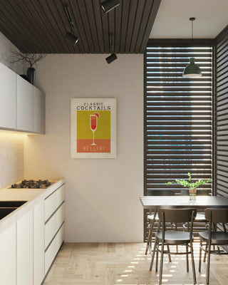 Classic Cocktails Bellini Poster Print