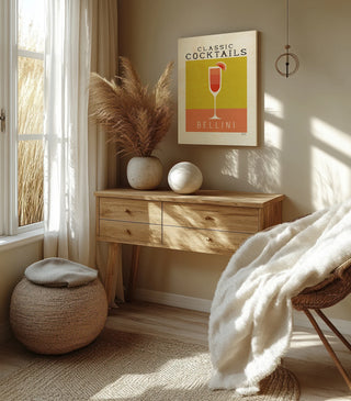 Classic Cocktails Bellini Poster Print