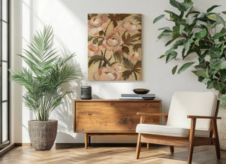 Garden Peonies I Print