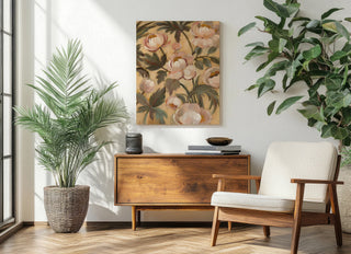 Garden Peonies II Print