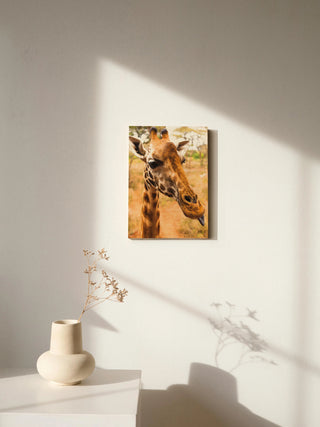 Silly Giraffe I Print