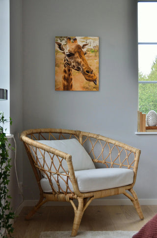Silly Giraffe I Print