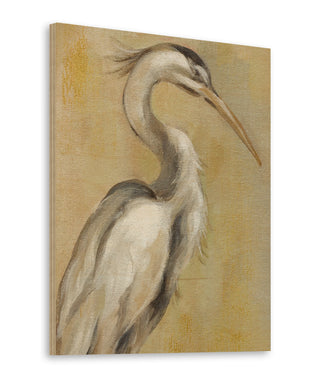 Vintage Heron I Print