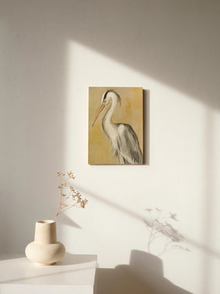 Vintage Heron II Print