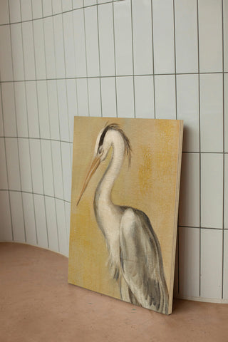 Vintage Heron II Print