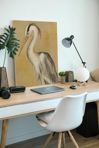 Vintage Heron II Print