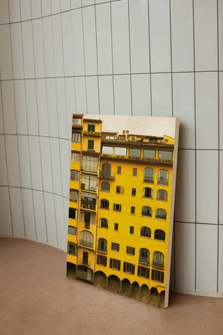 Florence Yellow Print