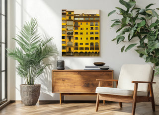 Florence Yellow Print