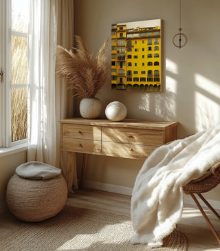 Florence Yellow Print