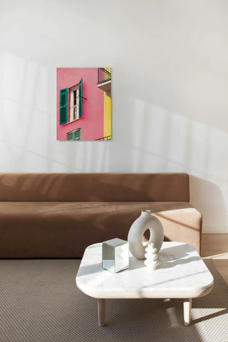 Cinque Terre Pink Print