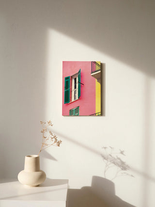 Cinque Terre Pink Print