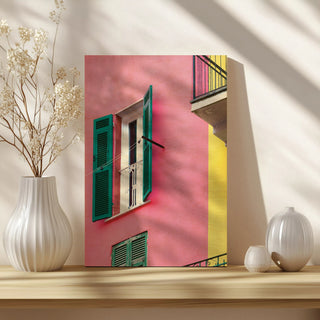 Cinque Terre Pink Print