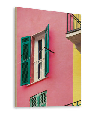 Cinque Terre Pink Print