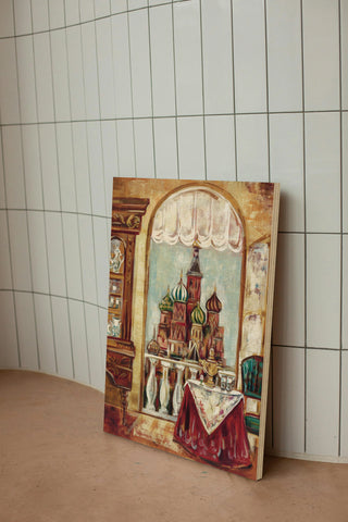 European Trip Moscow Print