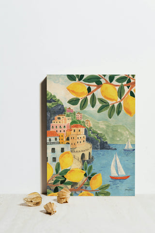 Mediterranean View Crop II Print