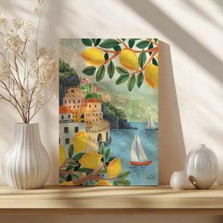 Mediterranean View Crop II Print