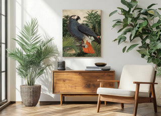 Jungle Parrot I Print