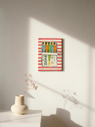 Sardine Tin I Red Print
