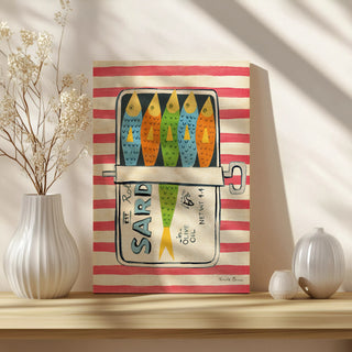 Sardine Tin I Red Print