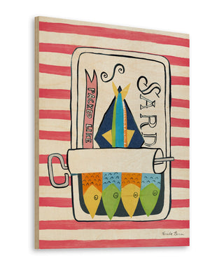 Sardine Tin II Red Print