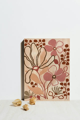 Linear Blooms II Print