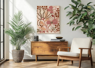 Linear Blooms II Print