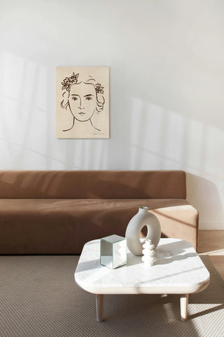 French Garden Portrait Print