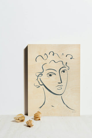 Whimsy Portrait I Print