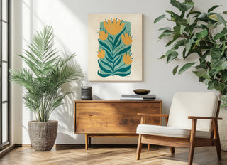 Scandi Flowers II Print