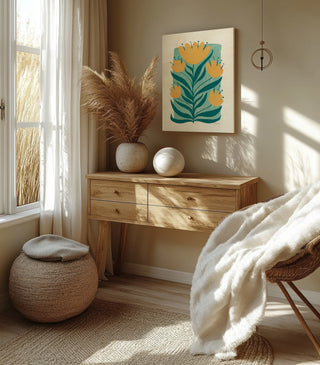 Scandi Flowers II Print