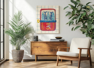 Silly Sardines II Print