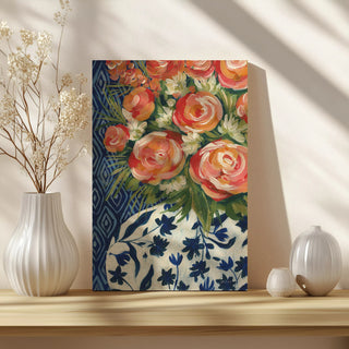 Mediterranean Blooms I Print