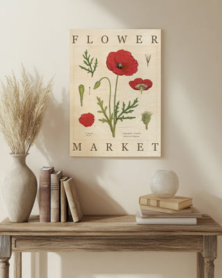 Flower Market Chart IV Print