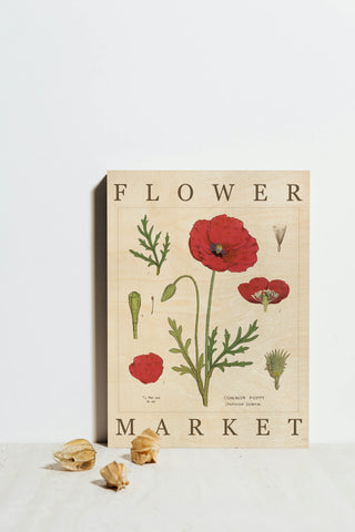 Flower Market Chart IV Print