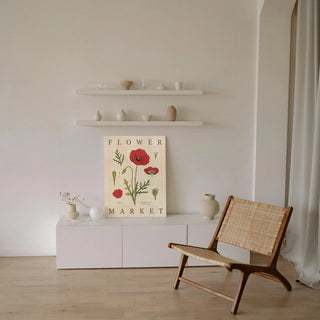Flower Market Chart IV Print