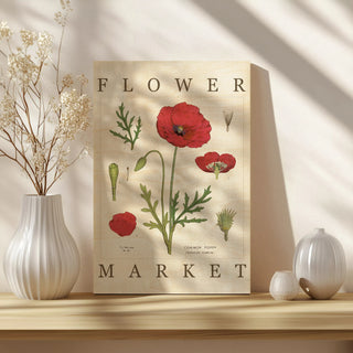 Flower Market Chart IV Print