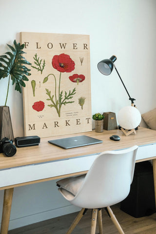 Flower Market Chart IV Print