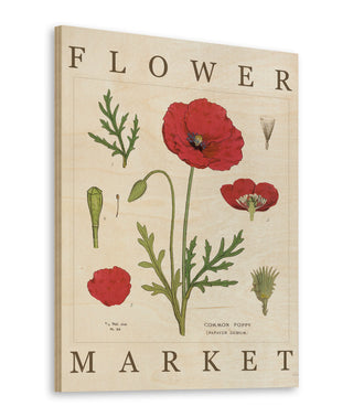 Flower Market Chart IV Print