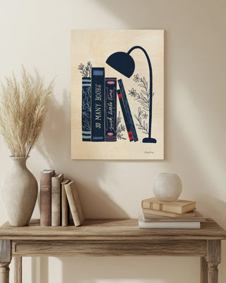 Bookish Blue I Print