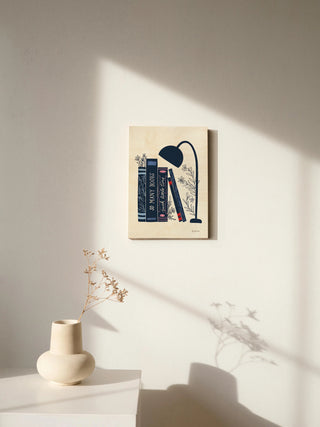 Bookish Blue I Print
