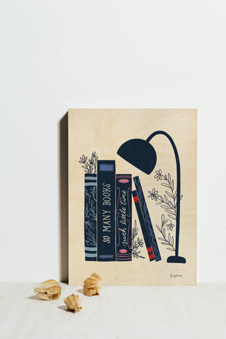 Bookish Blue I Print