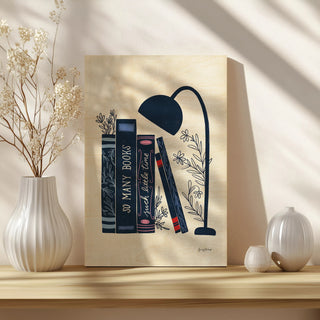 Bookish Blue I Print