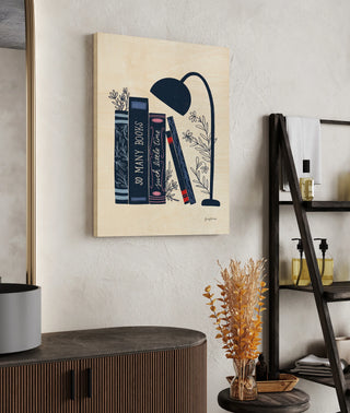 Bookish Blue I Print