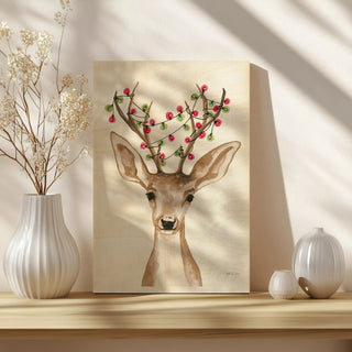 Light Tangled Reindeer Print