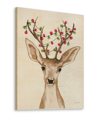Light Tangled Reindeer Print